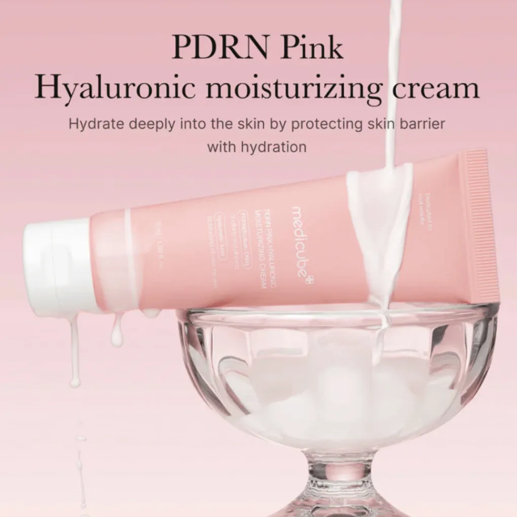 Online Medicube PDRN Pink Hyaluronic Moisturizing Cream Korean Skincare