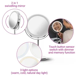 Online CM 844 Cosmeticaspiegel met LED verlichting Make-Up Spiegels