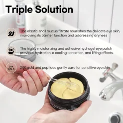 Outlet Snail Repair Intensive Gold Eye Gel Patch Korean Skincare|Gezichtsmaskers