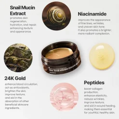 Outlet Snail Repair Intensive Gold Eye Gel Patch Korean Skincare|Gezichtsmaskers