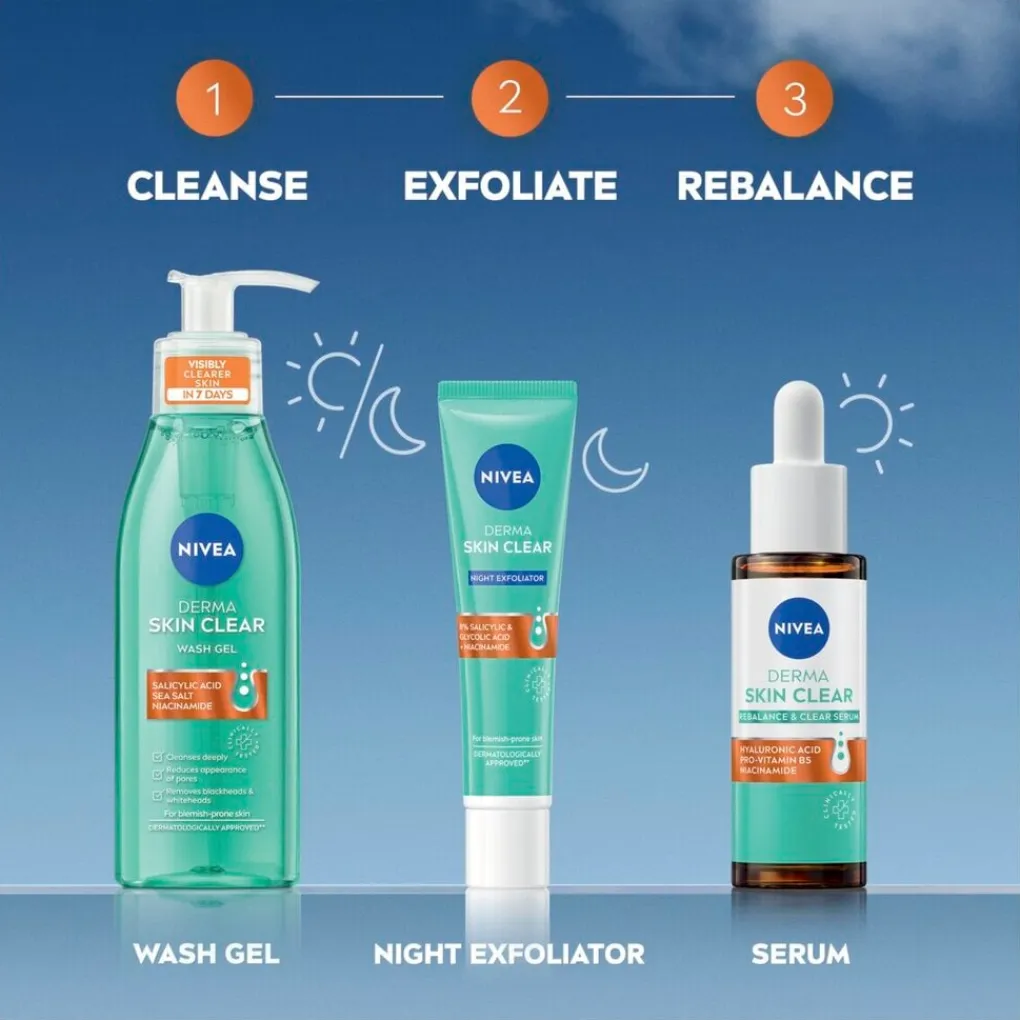 Sale NIVEA Derma Skin Clear Zuiverend en Kalmerend Serum Serum