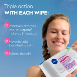 New NIVEA 3-In-1 Reinigingsdoekjes Gezichtsreiniging
