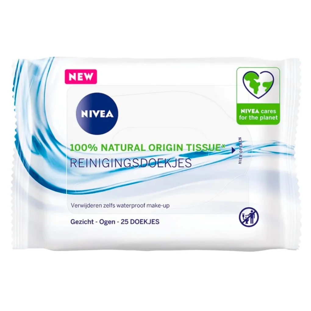 Outlet NIVEA 3-in-1 Verfrissende Reinigingsdoekjes Gezichtsreiniging