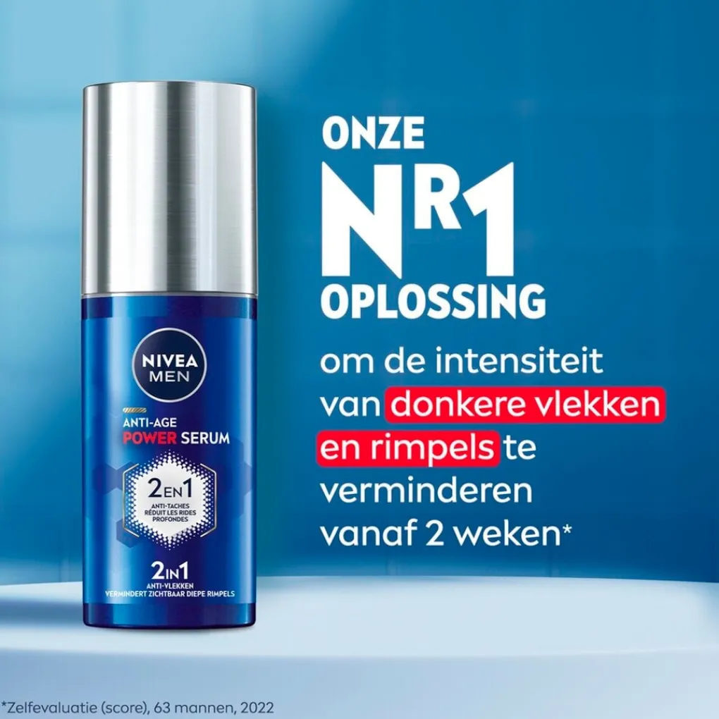 Clearance Anti-Age 2-in-1 Power Serum Gezichtsserum Mannen|Serum
