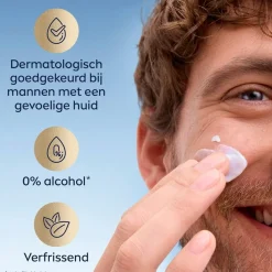 Hot Sensitive Huid & Stoppelbaard Gezichtsgel Baardverzorging|Gezichtscreme Mannen