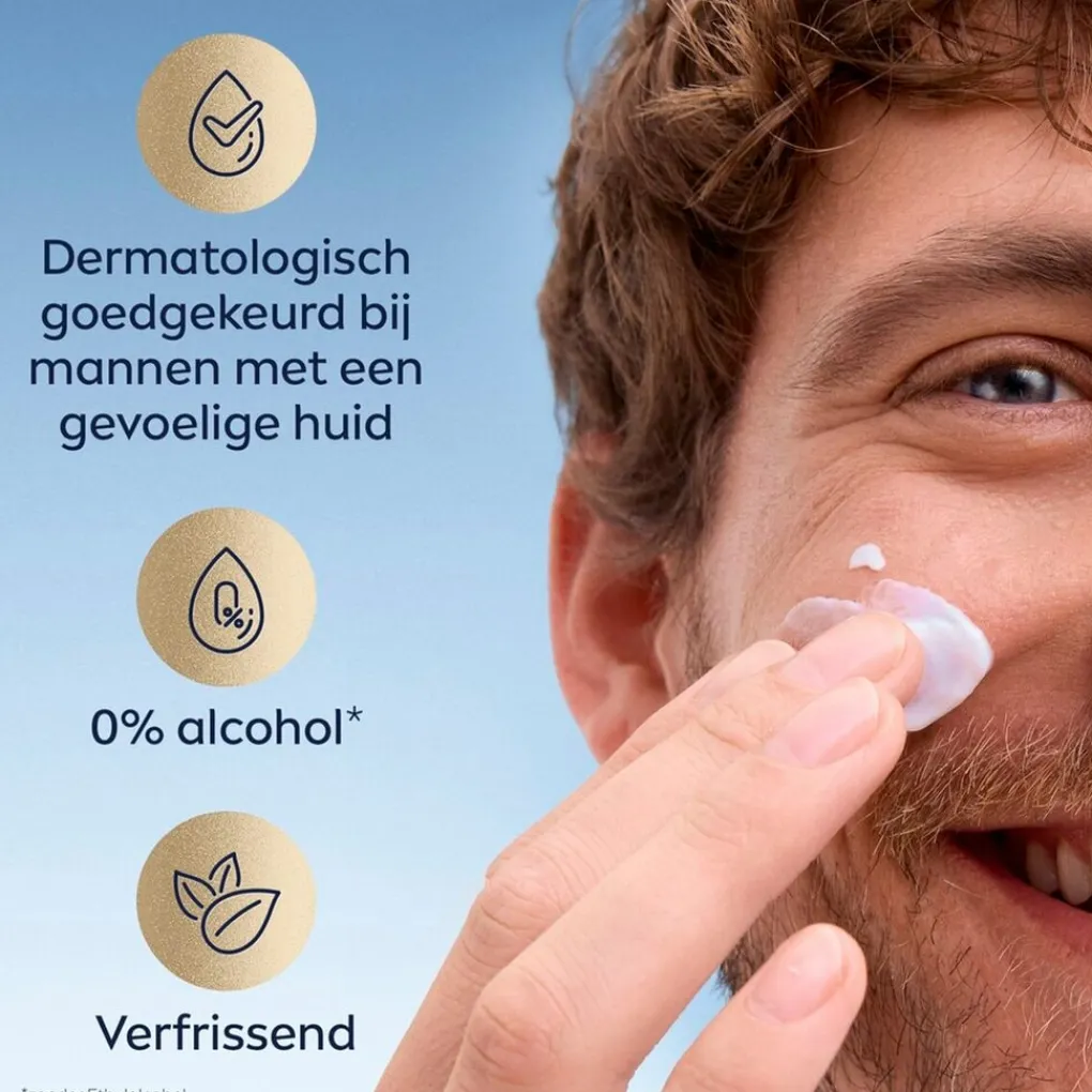 Hot Sensitive Huid & Stoppelbaard Gezichtsgel Baardverzorging|Gezichtscreme Mannen