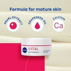 NIVEA Vital Anti-Rimpel 65+ Versterkende Dagcrème Dagcreme