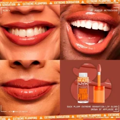 Online 05 Brown Of Applause Duck Plump Extreme Sensation Lipgloss Lipmake-Up