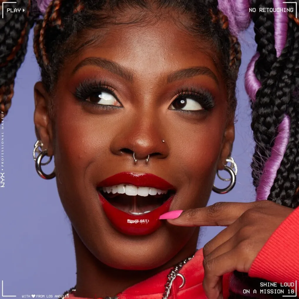 Shine Loud SHLP17 Rebel In Red Lipstick Lipmake-Up