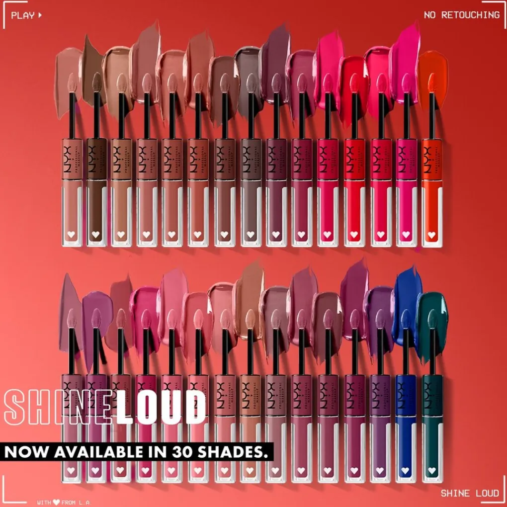 Shine Loud SHLP17 Rebel In Red Lipstick Lipmake-Up