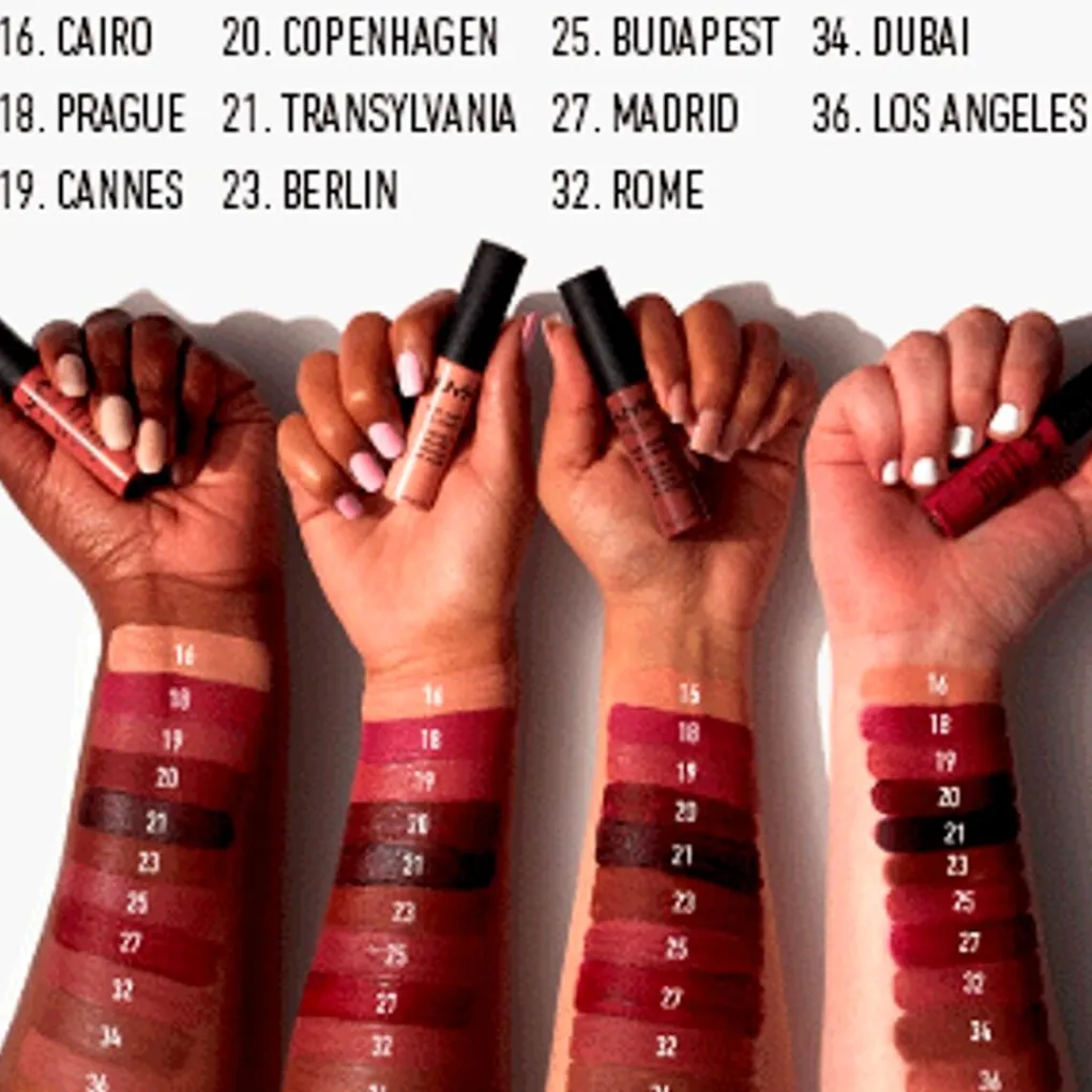 New SMLC10 Monte Carlo Soft Matte Lip Cream Lipmake-Up