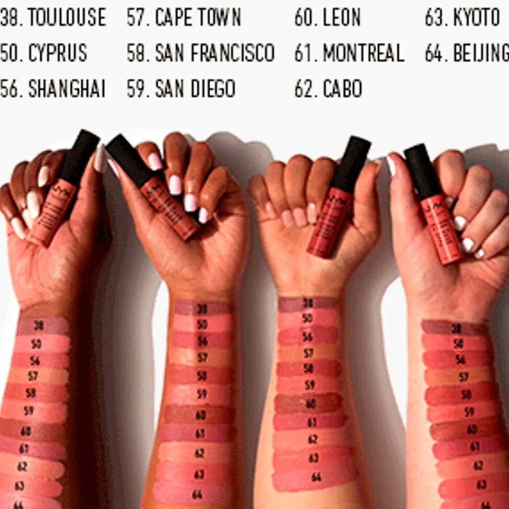 New SMLC10 Monte Carlo Soft Matte Lip Cream Lipmake-Up