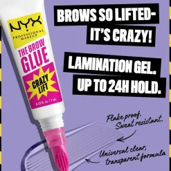 Best The Brow Glue Crazy Lift Transparant 01 Wenkbrauwgel Wenkbrauw Make-Up