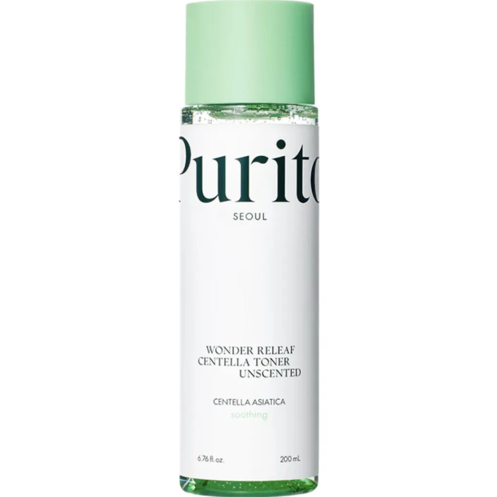 Hot Purito Seoul Wonder Releaf Centella Toner Unscented 200ml Korean Skincare