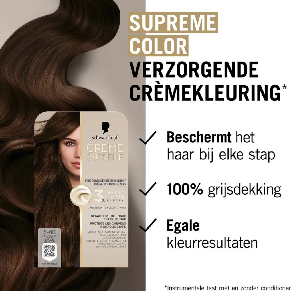 Hot 5-60 Chocolade Bruin Verzorgende Crèmekleuring Haarverf