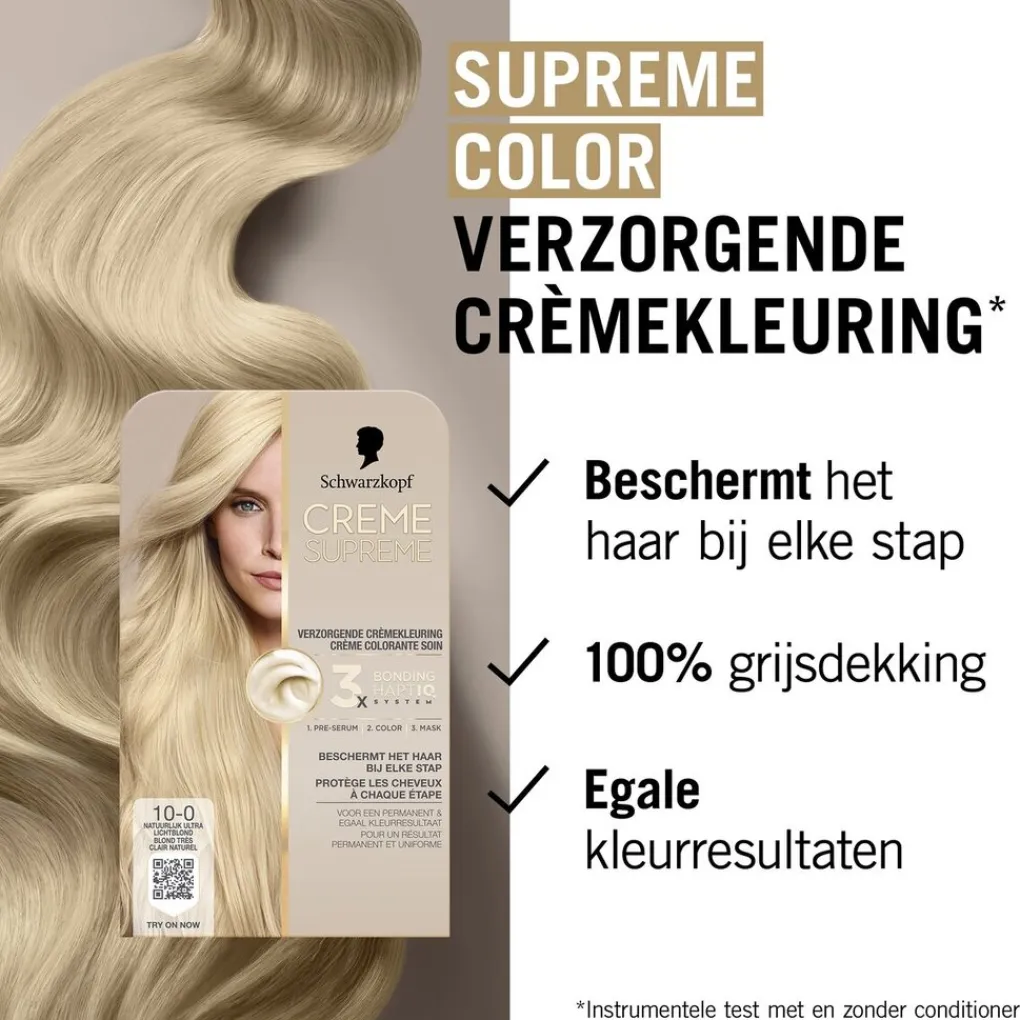 Discount 10-0 Natuurlijk Ultra Lichtblond Verzorgende Crèmekleuring Haarverf