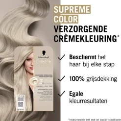 New 10-19 Ultra Licht Parelblond Verzorgende Crèmekleuring Haarverf