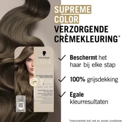 New 7-42 Nude Donker Beigeblond Verzorgende Crèmekleuring Haarverf