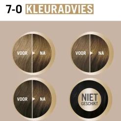 7-0 Natuurlijk Donkerblond Verzorgende Crèmekleuring Haarverf