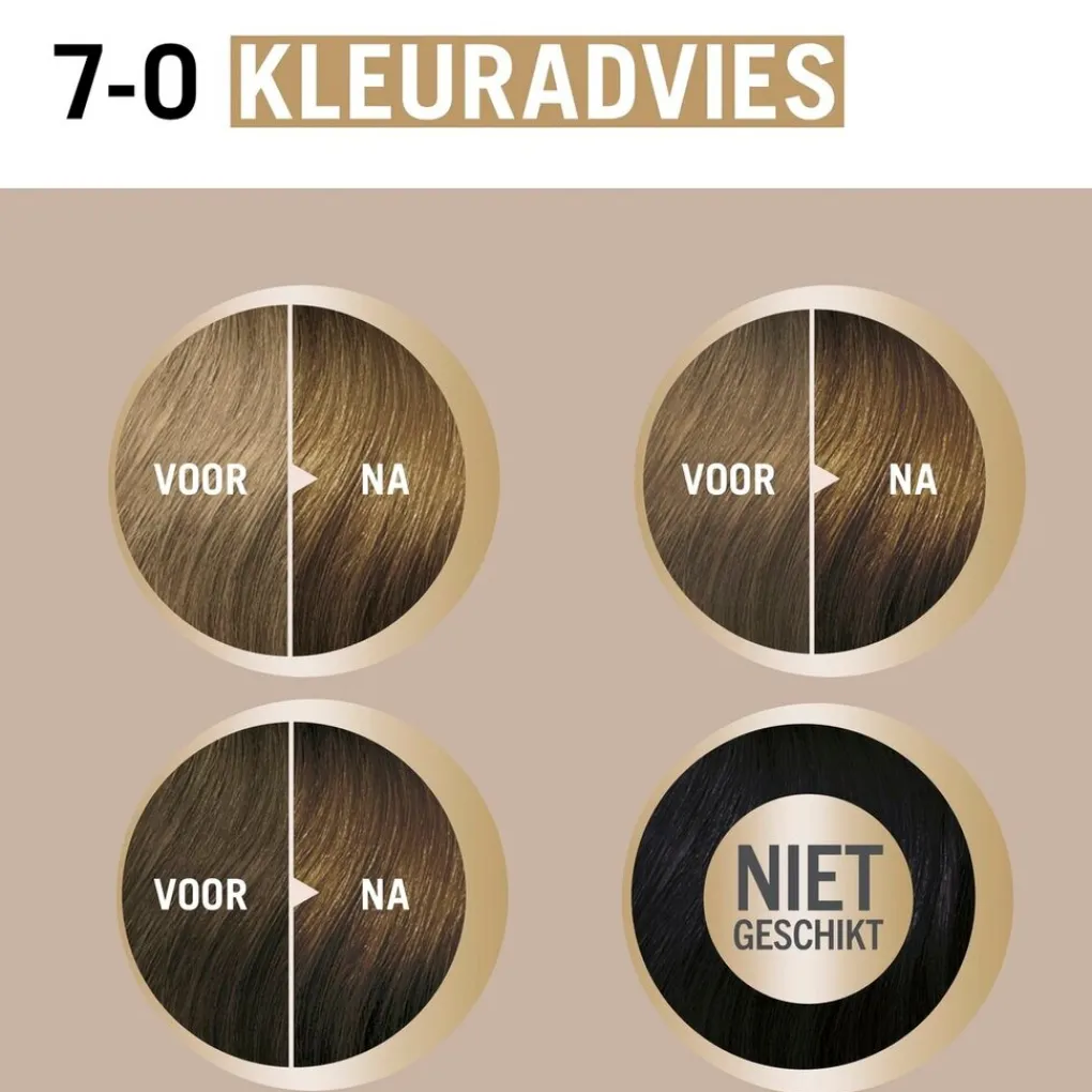 7-0 Natuurlijk Donkerblond Verzorgende Crèmekleuring Haarverf