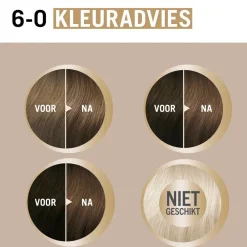 Best 6-0 Natuurlijk Lichtbruin Verzorgende Crèmekleuring Haarverf