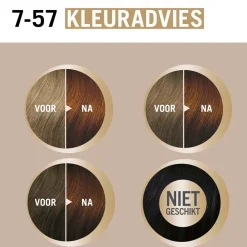 Outlet 7-57 Donker Koperblond Verzorgende Crèmekleuring Haarverf