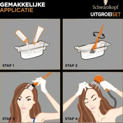 Best Schwarzkopf R1 Licht- Tot Middenbruin Haarverf Uitgroeiset Haarverf