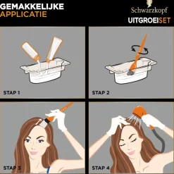 Online Schwarzkopf Vital R4 Donkerbruin Haarverf Uitgroeiset Haarverf