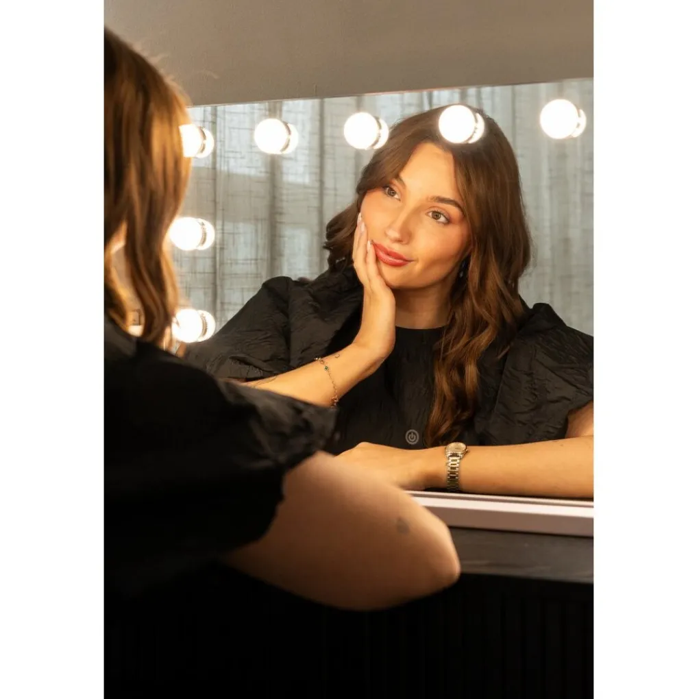 Best Vanity Mirror Pro Hollywood Make-up Spiegel met 12 Dimbare LED Lampen Make-Up Spiegels