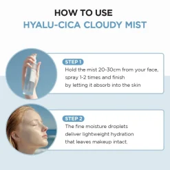 Madagascar Centella Hyalu-Cica Cloudy Mist Korean Skincare|Essence