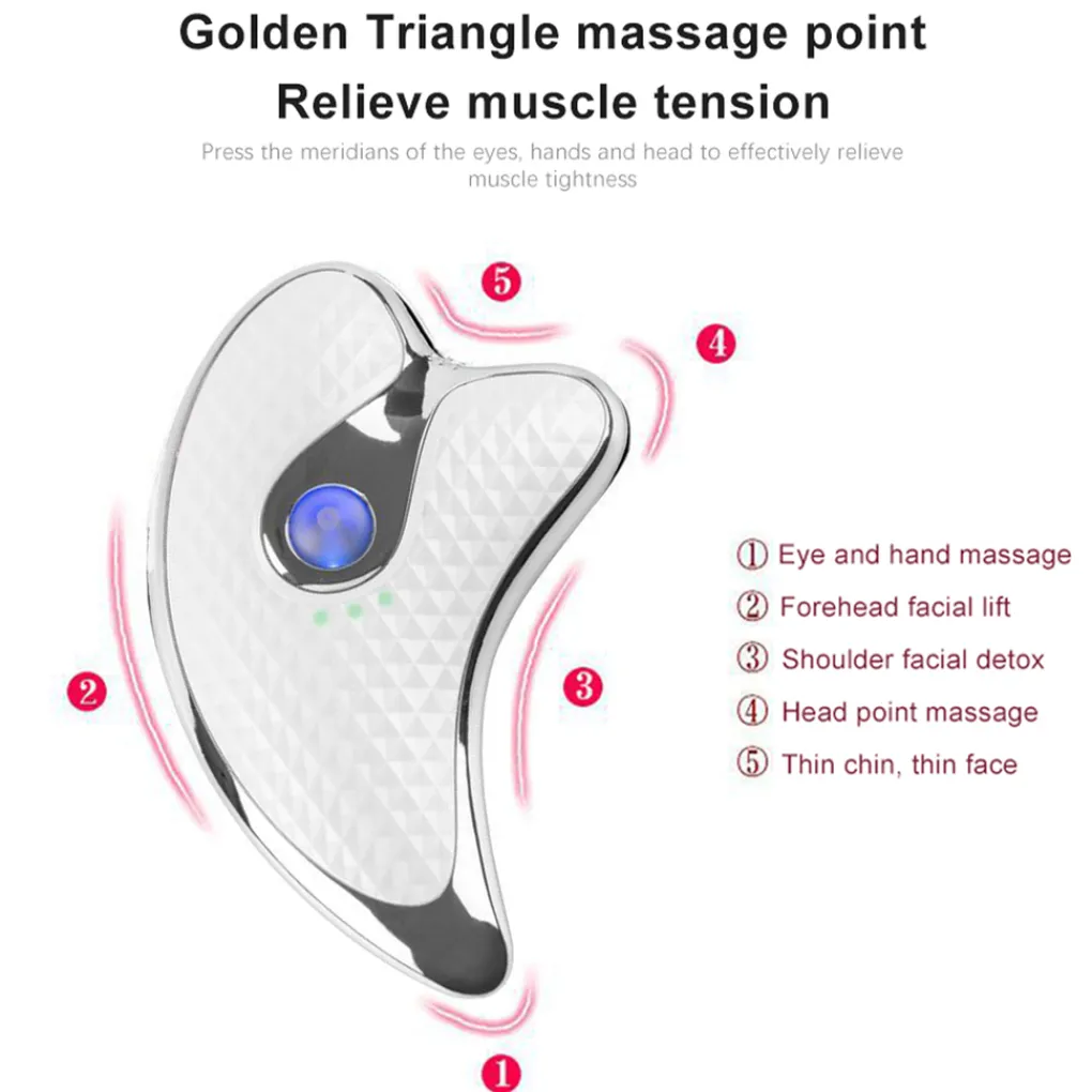 Sono-Vibratie Guasha Gezichtsmassager