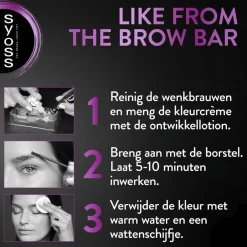 New Brow Tint Donkerblond Permanente Wenkbrauwverf Haarverf
