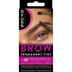 Hot Brow Tint Donkerbruin Permanente Wenkbrauwverf Haarverf