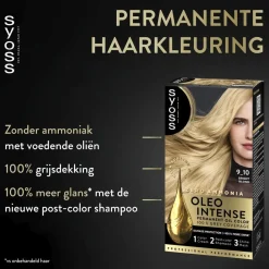 Outlet Oleo Intense 9-10 Stralend Blond Haarkleuring Haarverf