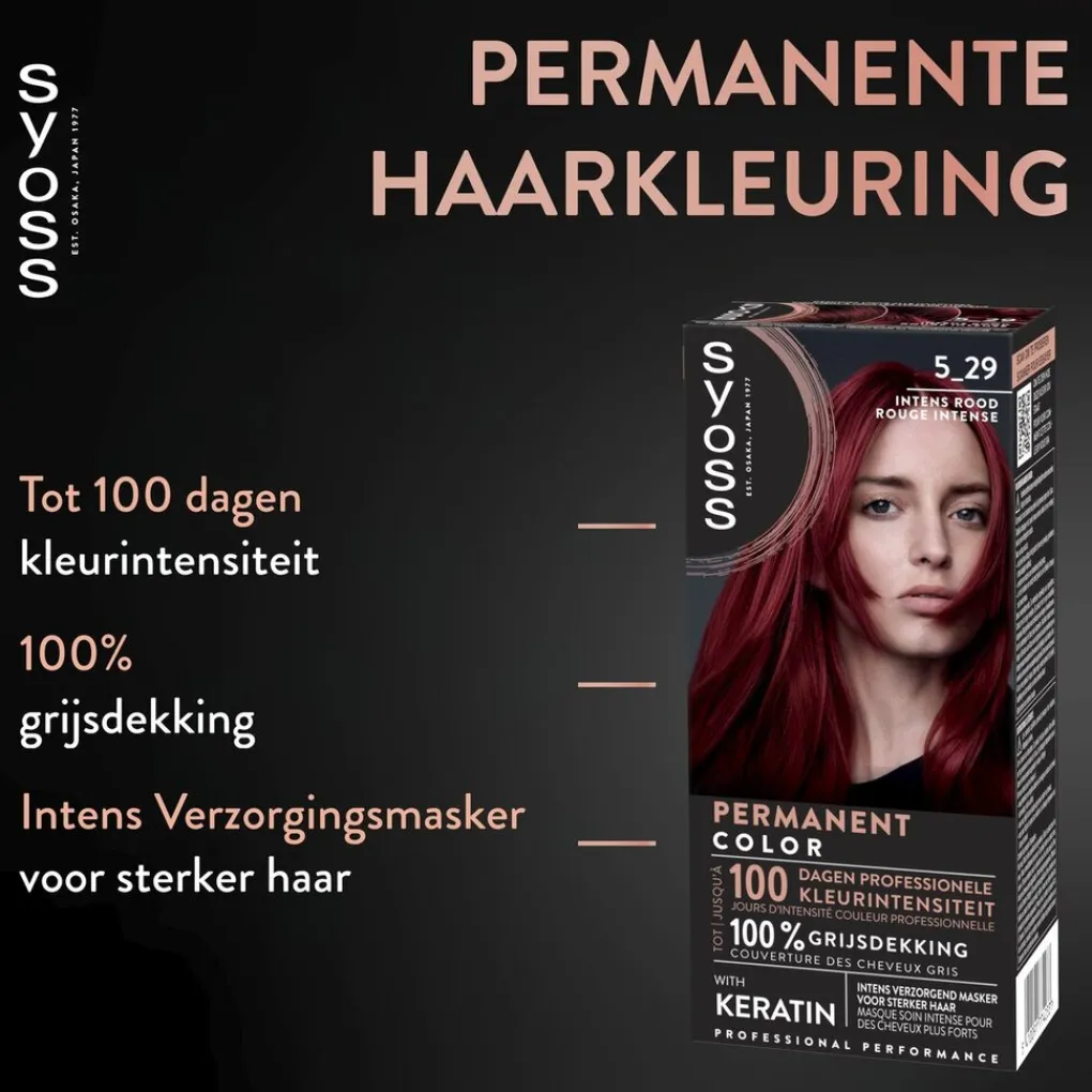 Online Permanent Color 5-29 Intens Rood Permanente Haarkleuring Haarverf