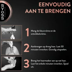 Salonplex 4-1 Middenbruin Permanente Haarkleuring Haarverf
