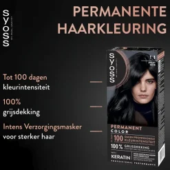 Outlet Salonplex 1-1 Zwart Permanente Haarkleuring Haarverf