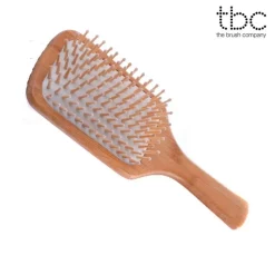 Outlet TBC Haarborstel Nature platte borstel Beuk & esdoornhout Haarborstels