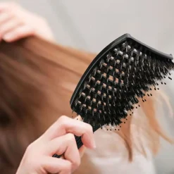 Clearance TBC Ontklittende Haarborstel met Natuurlijk Varkenshaar Haarborstels