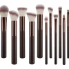 Clearance Technique PRO Chocolate Bronze Make-up kwastenset - 11 make-up kwasten Make-Up Kwasten