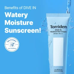 New DIVE-IN Watery Moisture Sun Cream Zonnebrand|Korean Skincare