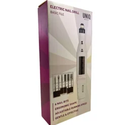 Outlet UNIQ Basic 6-in-1 Elektrische Nagelfrees, Compact USB Manicure & Pedicure Set Manicure- En/Of Pedicureset