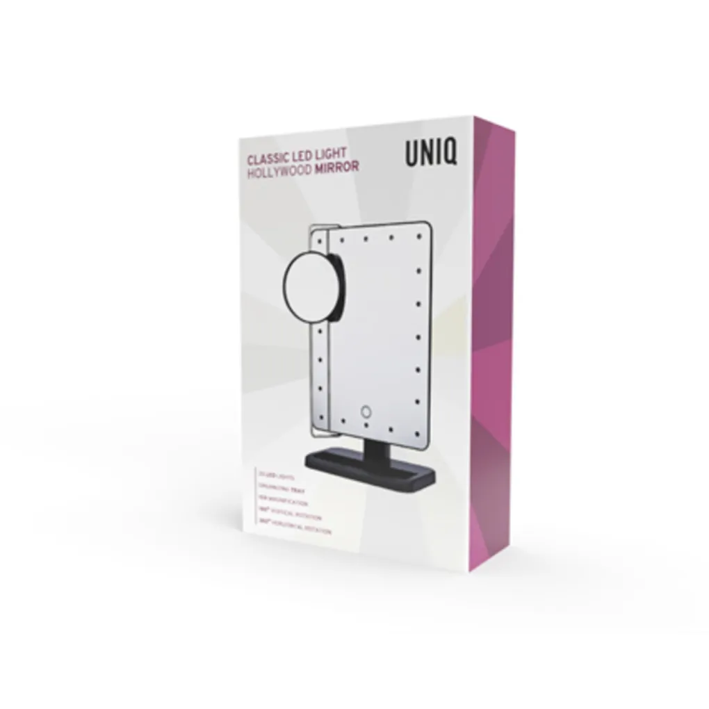 Best UNIQ Hollywood Make-up Make-upspiegel met Licht Make-Up Spiegels
