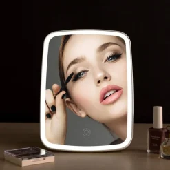 Best UNIQ Make-upmake-upspiegel met Verstelbaar Led-aanraaklicht Make-Up Spiegels