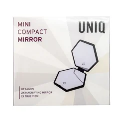 Hot UNIQ Mini Compacte Zeshoekige Spiegel Make-Up Spiegels