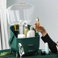 Hot UNIQ Retro Makeup Box Organizer Make-Up Organizers