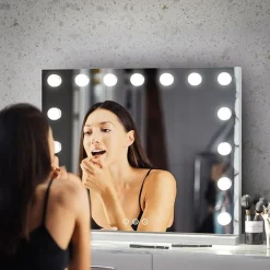 Outlet UNIQ XL Hollywood Spiegel met 15 LED Lampen & Touch Make-Up Spiegels