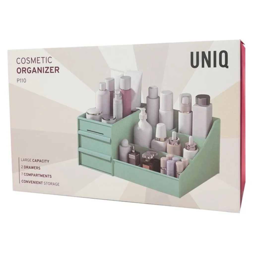 Clearance UNIQ Make‑up & Sieraden Organizer – 2 Laden, Mintgroen Sieraden En Bijoux|Make-Up Organizers