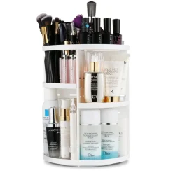 Outlet UNIQ 360° Roterende Make‑up Organizer - Wit Make-Up Organizers