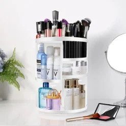 Outlet UNIQ 360° Roterende Make‑up Organizer - Wit Make-Up Organizers